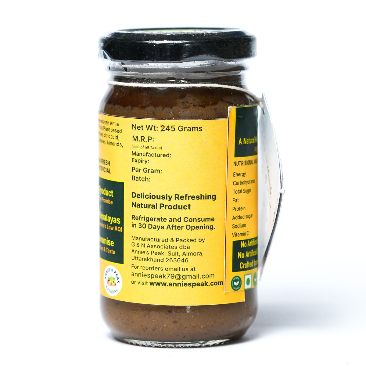 Wild Himalayan Amla Jam with Dry Fruits | 240 grams