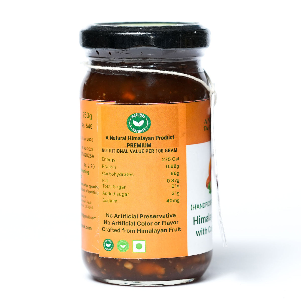 Himalayan Apricot Jam Spread with Dry Fruits| 250 grams