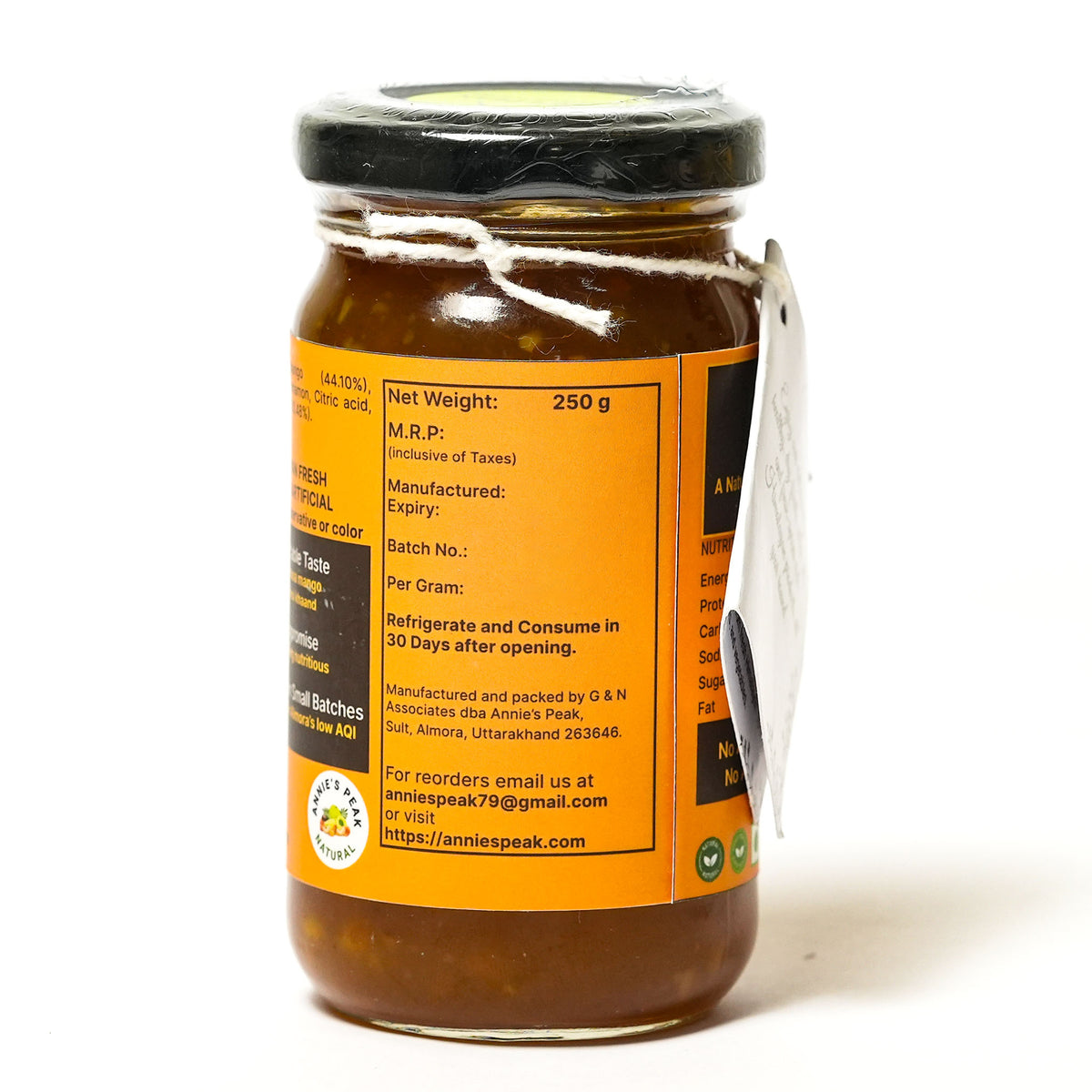 Mango jam with dry fruits in pure desi khaand | 250 Grams