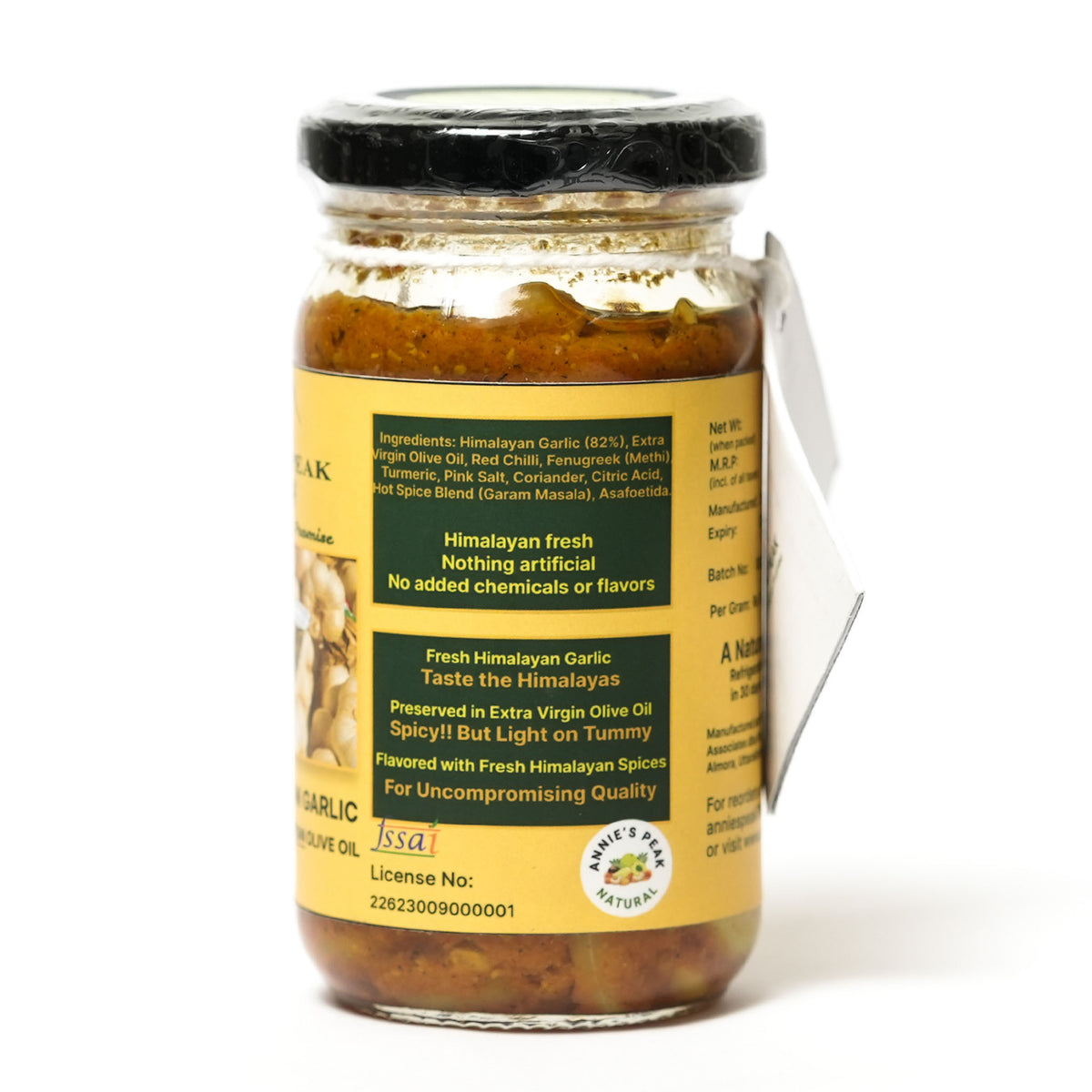 Himalayan Garlic Pickle in Extra Virgin Olive Oil | 200 Grams