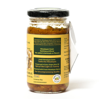 Himalayan Garlic Pickle in Extra Virgin Olive Oil | 200 Grams