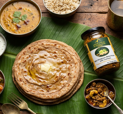 Himalaya Amla Pickle with Cashews in Extra Virgin Olive Oil | 200 Gram