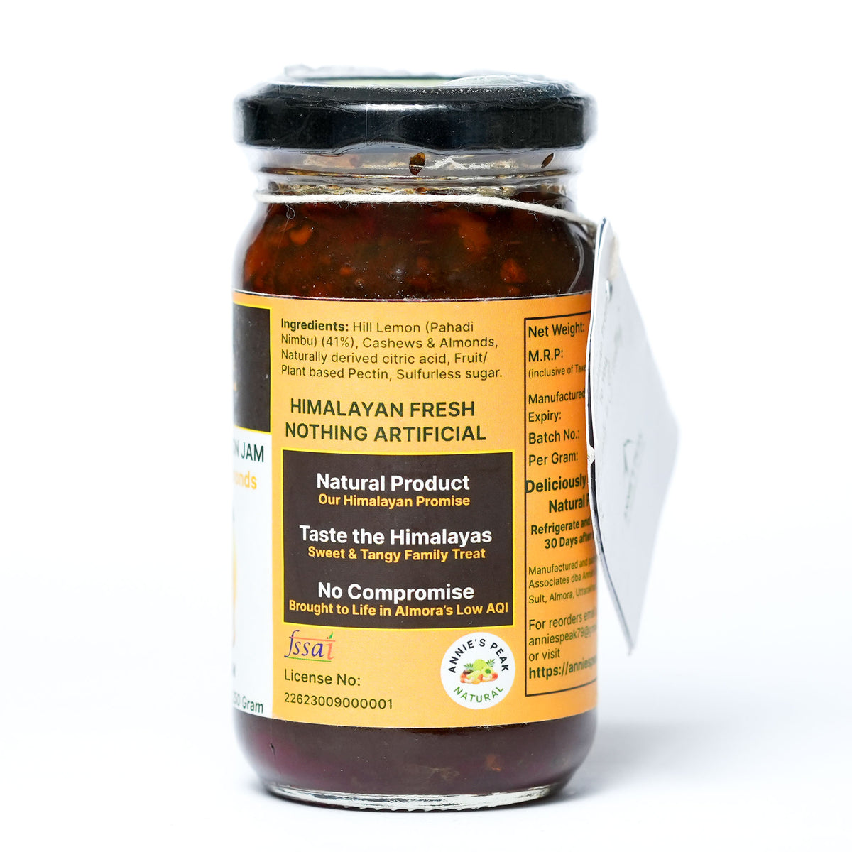 Himalayan Hill Lemon Jam with Dry Fruits | 250 gram