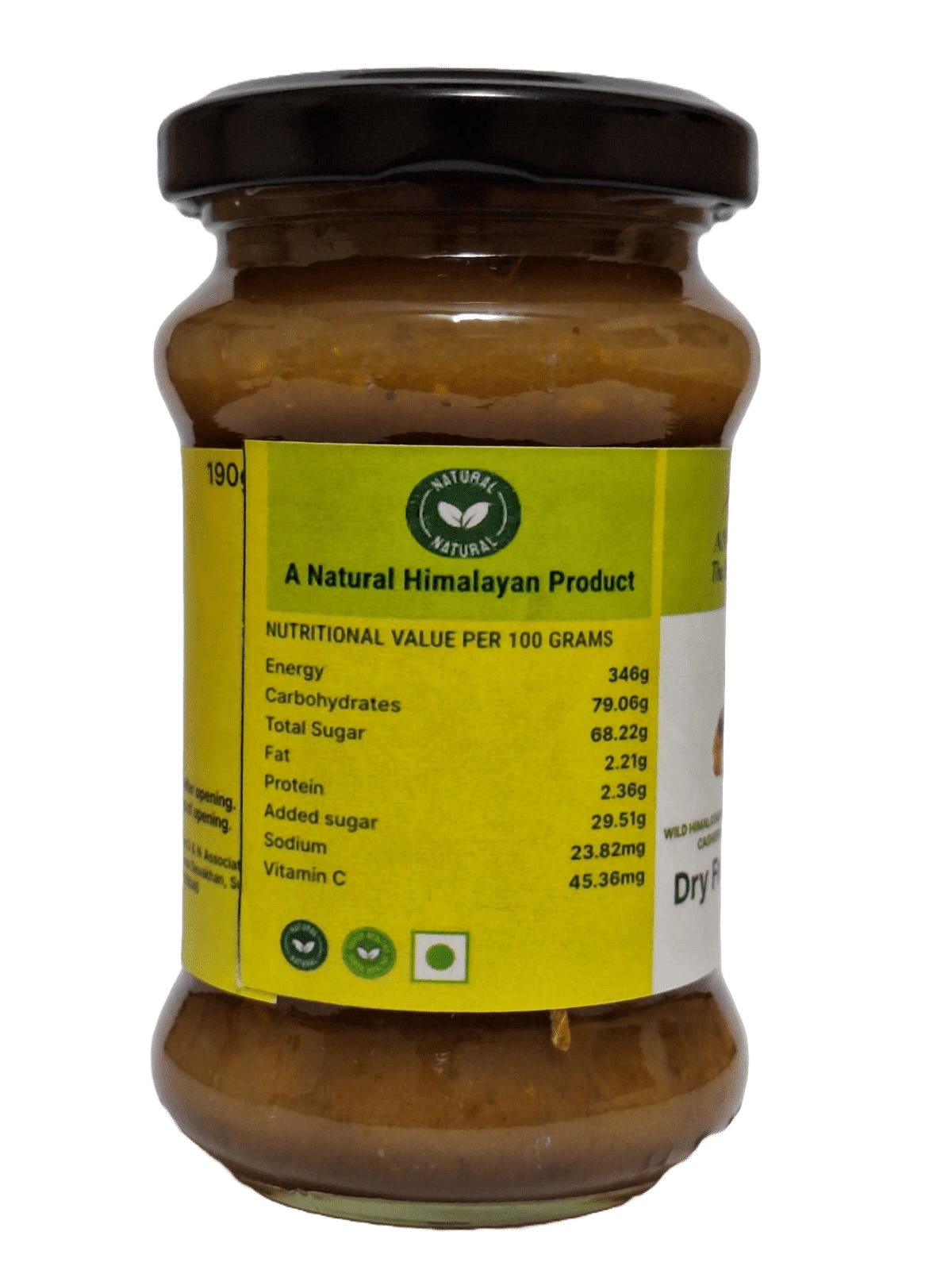 Dry fruits amla jam | 190 grams | Superfruit amla loaded with dry fruits is rich in antioxidants, calcium, vitamins C, A, and E boosts immunity, health, and memory | Sulfur-less sugar used | All natural | No artificial preservative or color added - Annie's Peak