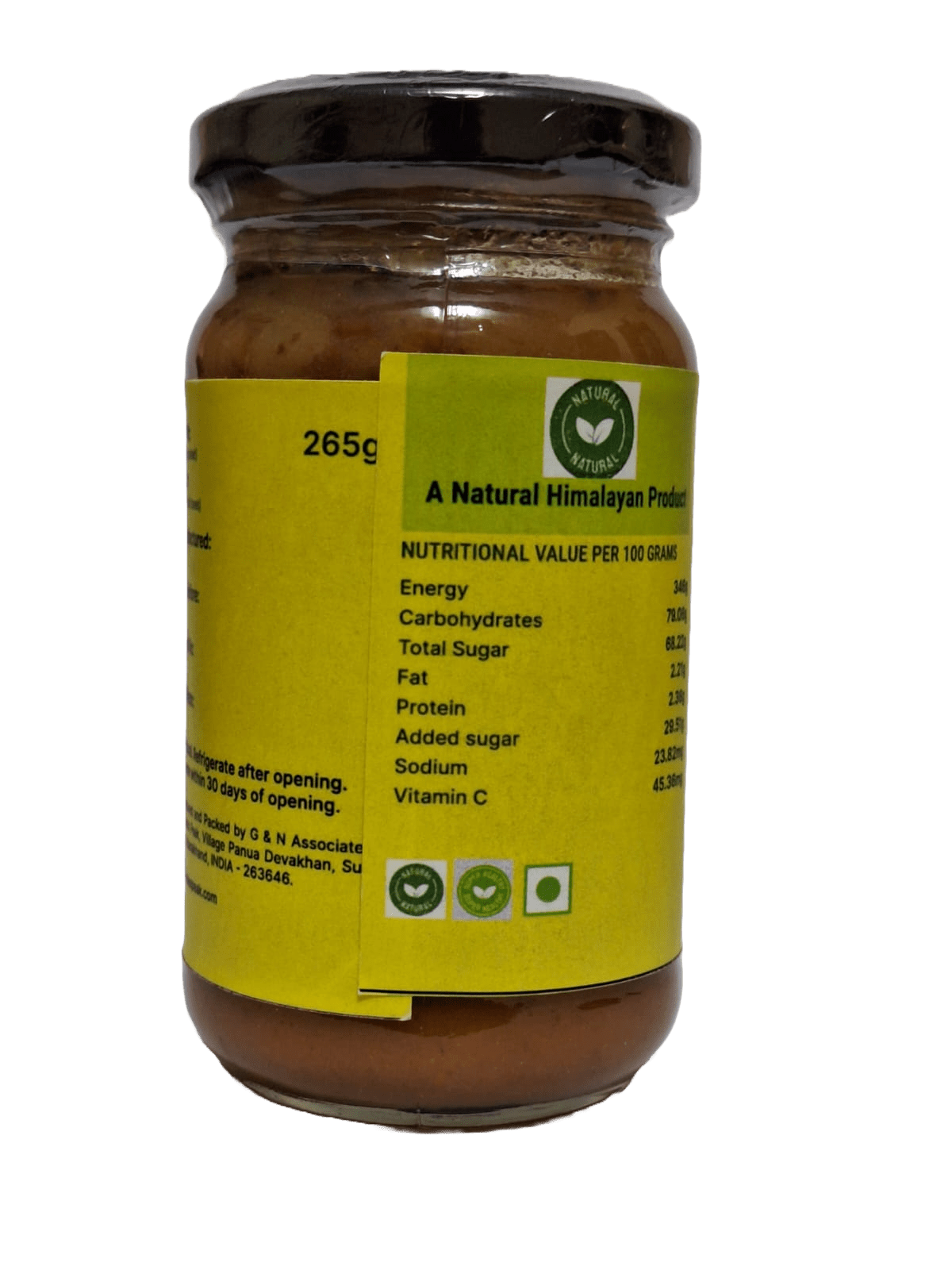 Dry fruits amla spread | 265 grams | Superfruit amla loaded with dry fruits is rich in antioxidants, calcium, vitamins C, A, and E boosts immunity, health, and memory | Sulfur-less sugar used | All natural | No artificial preservative or color added - Annie's Peak