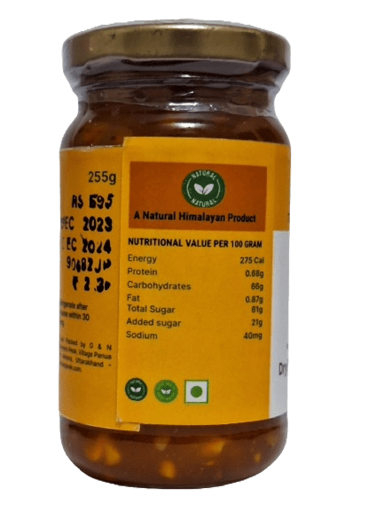 Dry fruits apricot spread | 255 grams | Himalayan apricot with antioxidants promotes immunity, gut, bones, and skin health | Packed with pistachios, cashews, almonds, and dates | Sulfur-less sugar | All natural | No artificial colors or preservatives - Annie's Peak